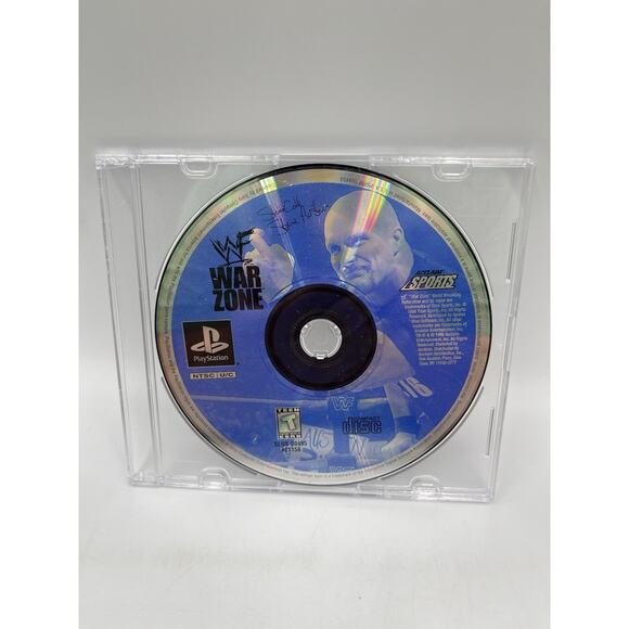 WWF War Zone Warzone (PlayStation PS1) - DISC ONLY BLACK LABEL - Picture 1 of 5